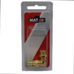 MATAIR P/P NIPPLE THREADED 1/4 MALE P/2