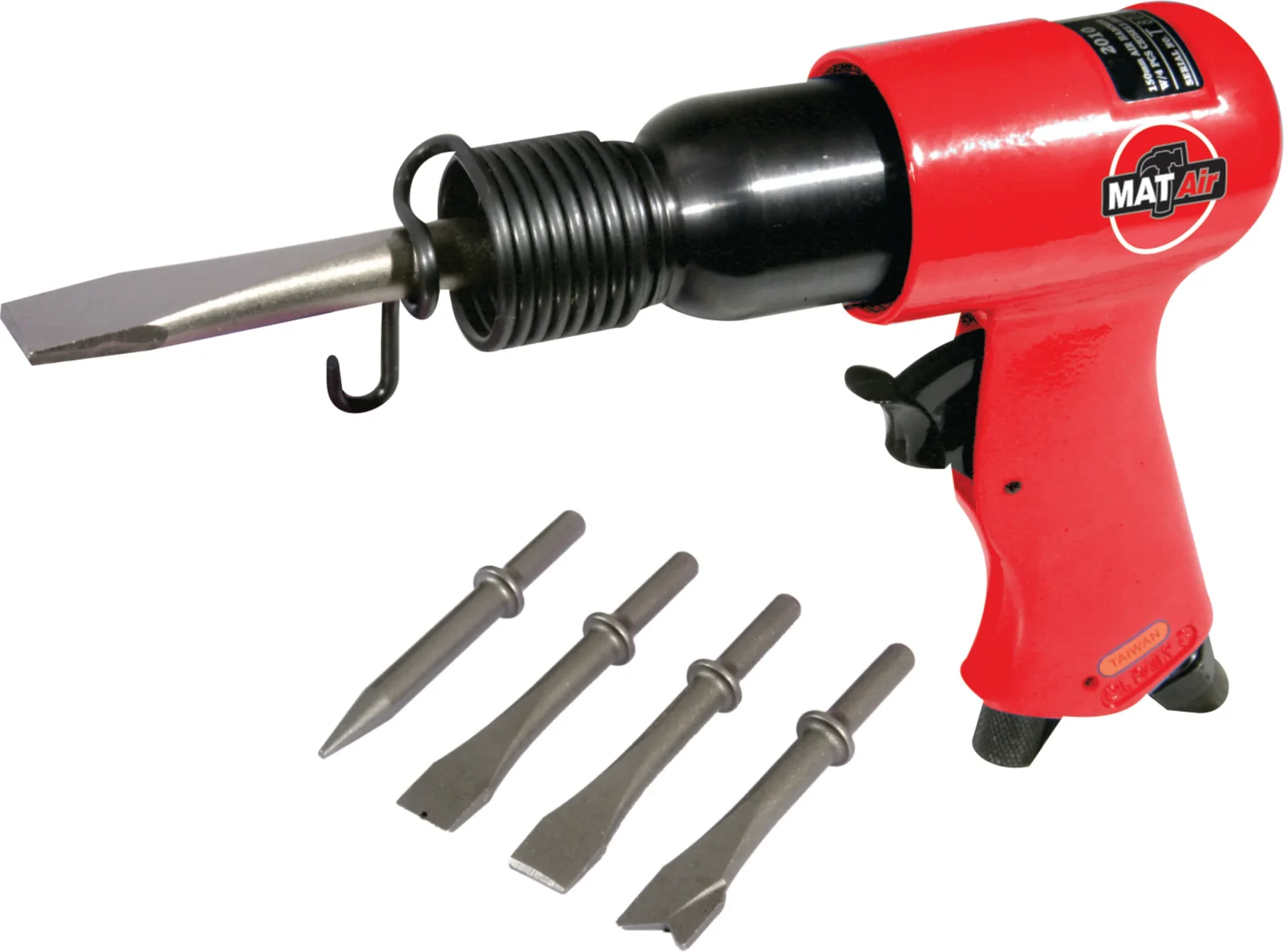air2010.webp MATAIR TOOL HAMMER 150MM W/4PC CHISEL ROUND - Image 1
