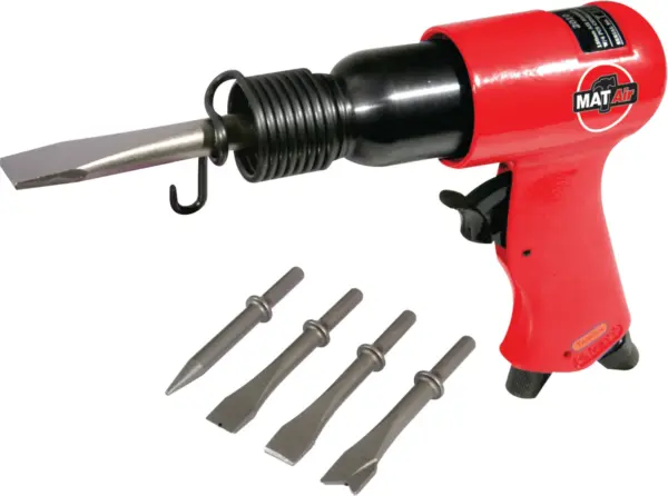 MATAIR TOOL HAMMER 190MM W/4PC CHISEL ROUND
