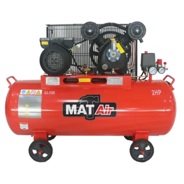 MATAIR COMPRESSOR 100L 1.5KW/2HP 220V BELT DRIVE