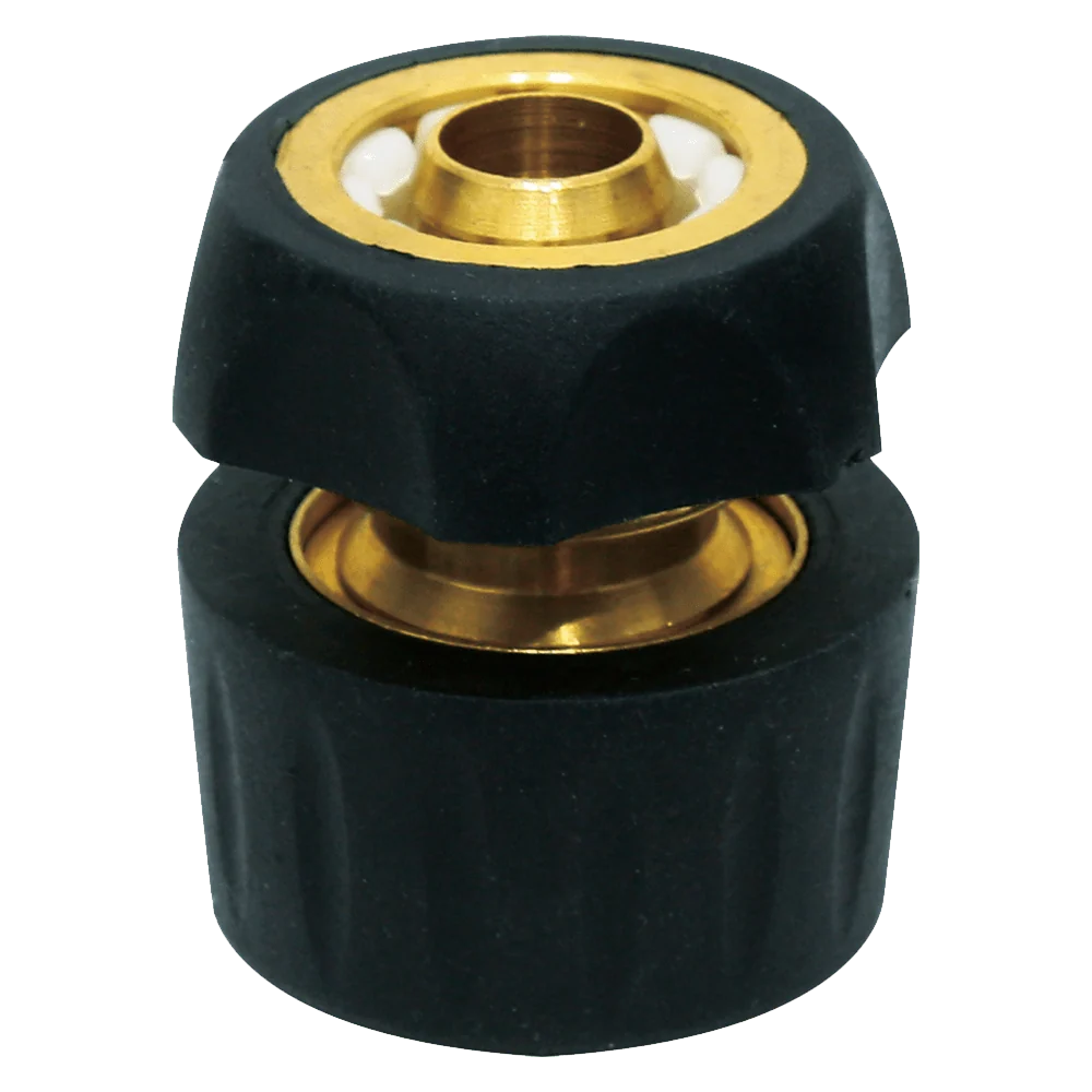 aq660030.webp AQUACRAFT FITTING BRASS HOSE CONNECTOR 13MM(1/2) - Image 1