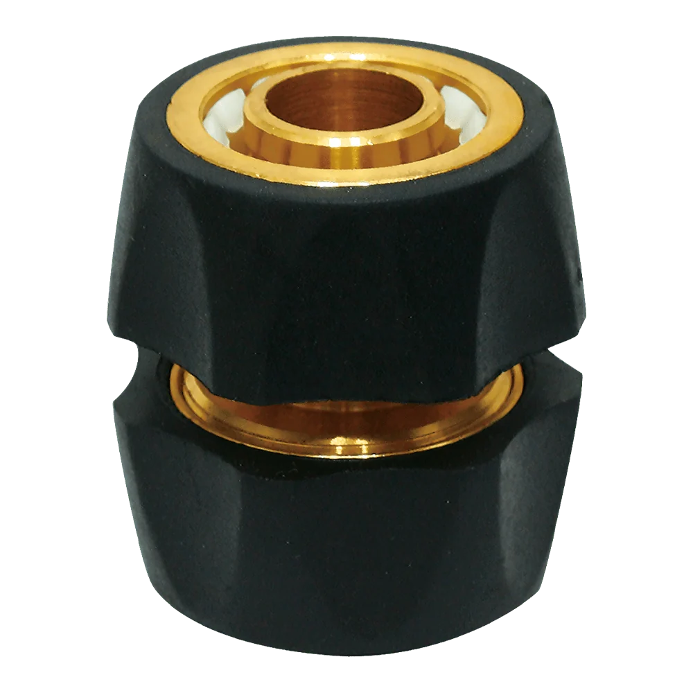 aq660340.webp AQUACRAFT FITTING BRASS HOSE MENDER (5/8-3/4) - Image 1