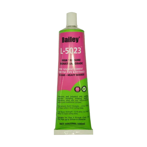 BAILEY PVC WELD HIGH PRESSURE 100ML TUBE