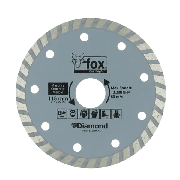 FOX DIAMOND BLADE TURBO 115MM MARBLE PRO EA