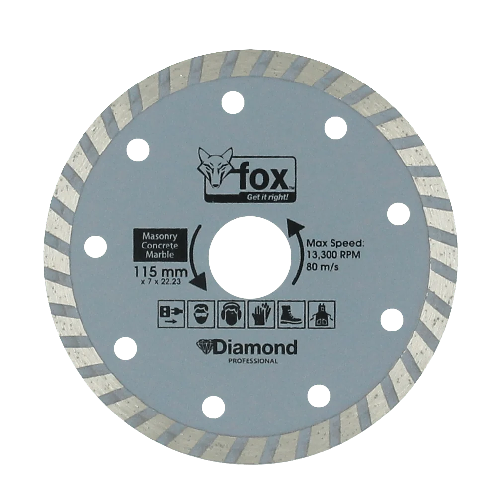 bly1400.webp FOX DIAMOND BLADE TURBO 115MM MARBLE PRO EA - Image 1