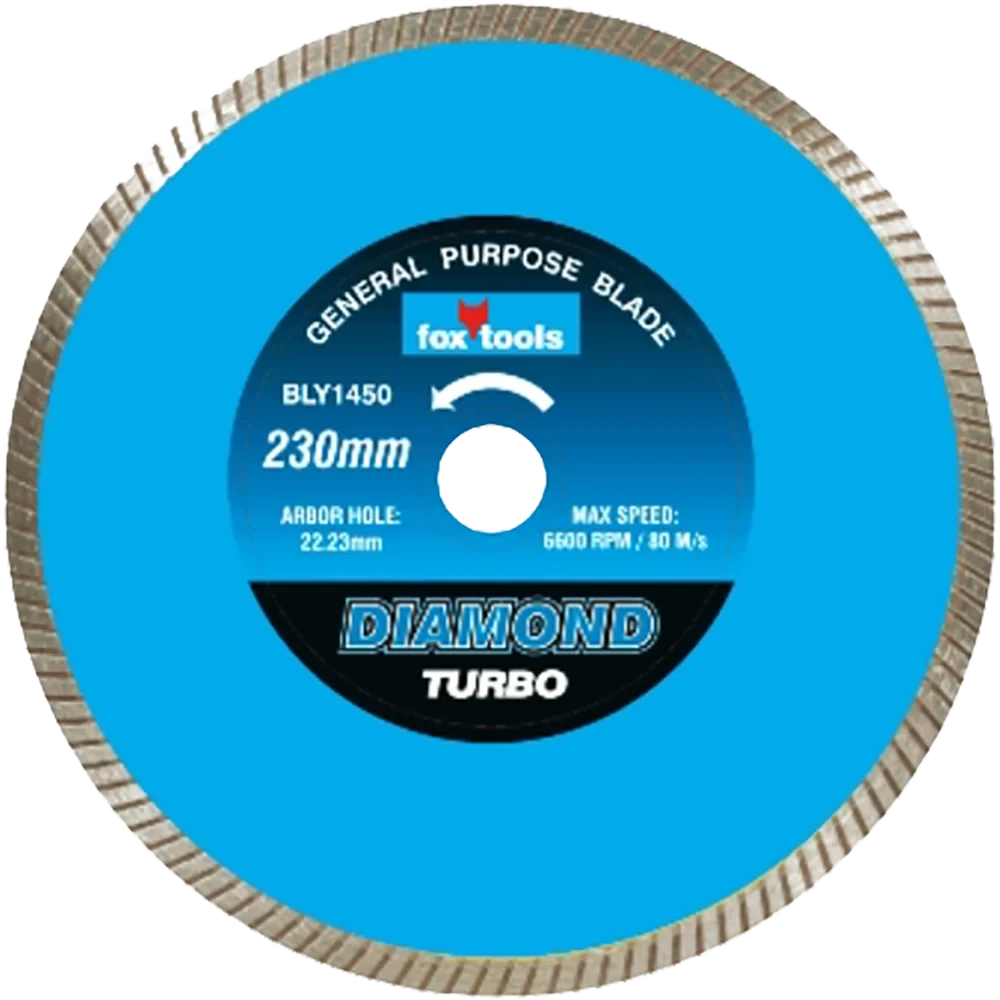 bly1415.webp FOX DIAMOND BLADE TURBO 230MM STD EA - Image 1