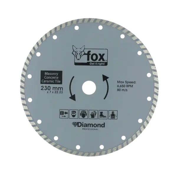 FOX DIAMOND BLADE TURBO 230MM MARBLE PRO EA
