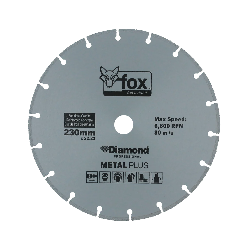 bly1460.webp FOX DIAMOND BLADE SEGMENTED 230MM METAL PRO XXX - Image 1