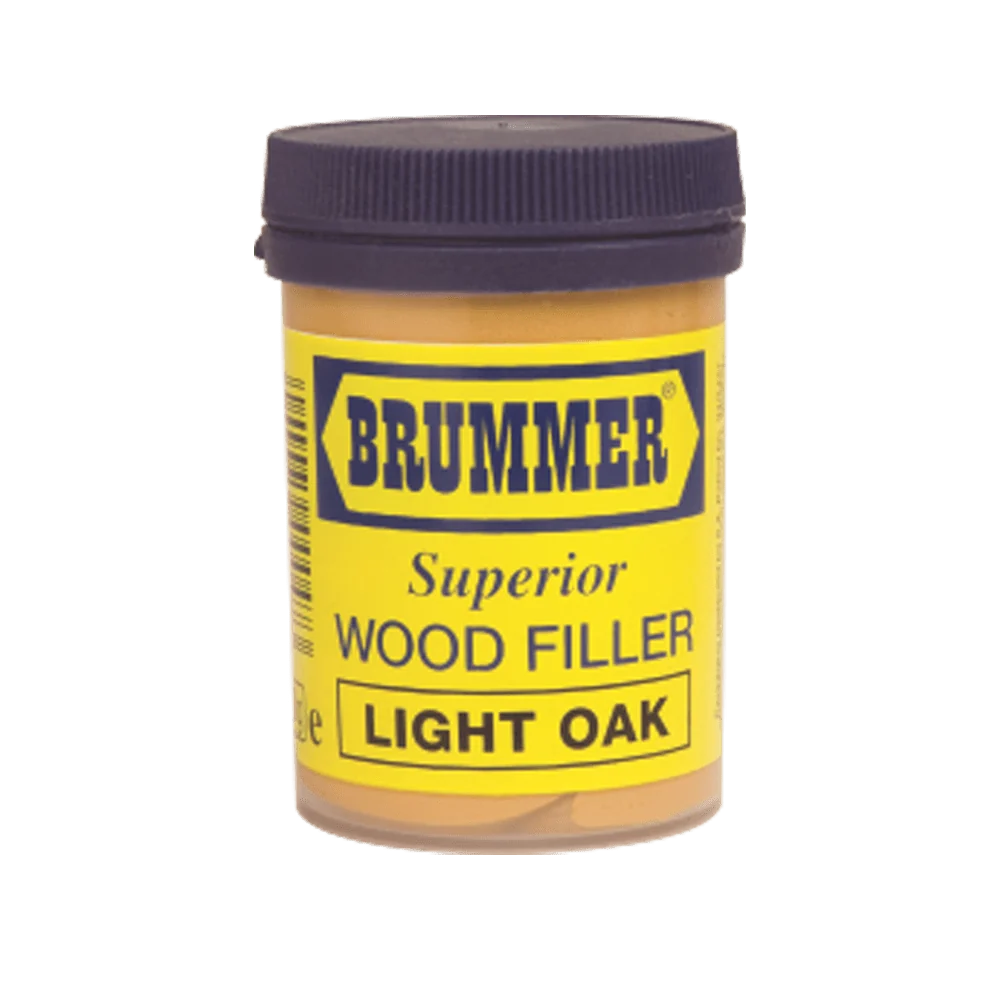 bru1000.webp BRUMMER WOODFILLER 250GR LIGHT OAK - Image 1