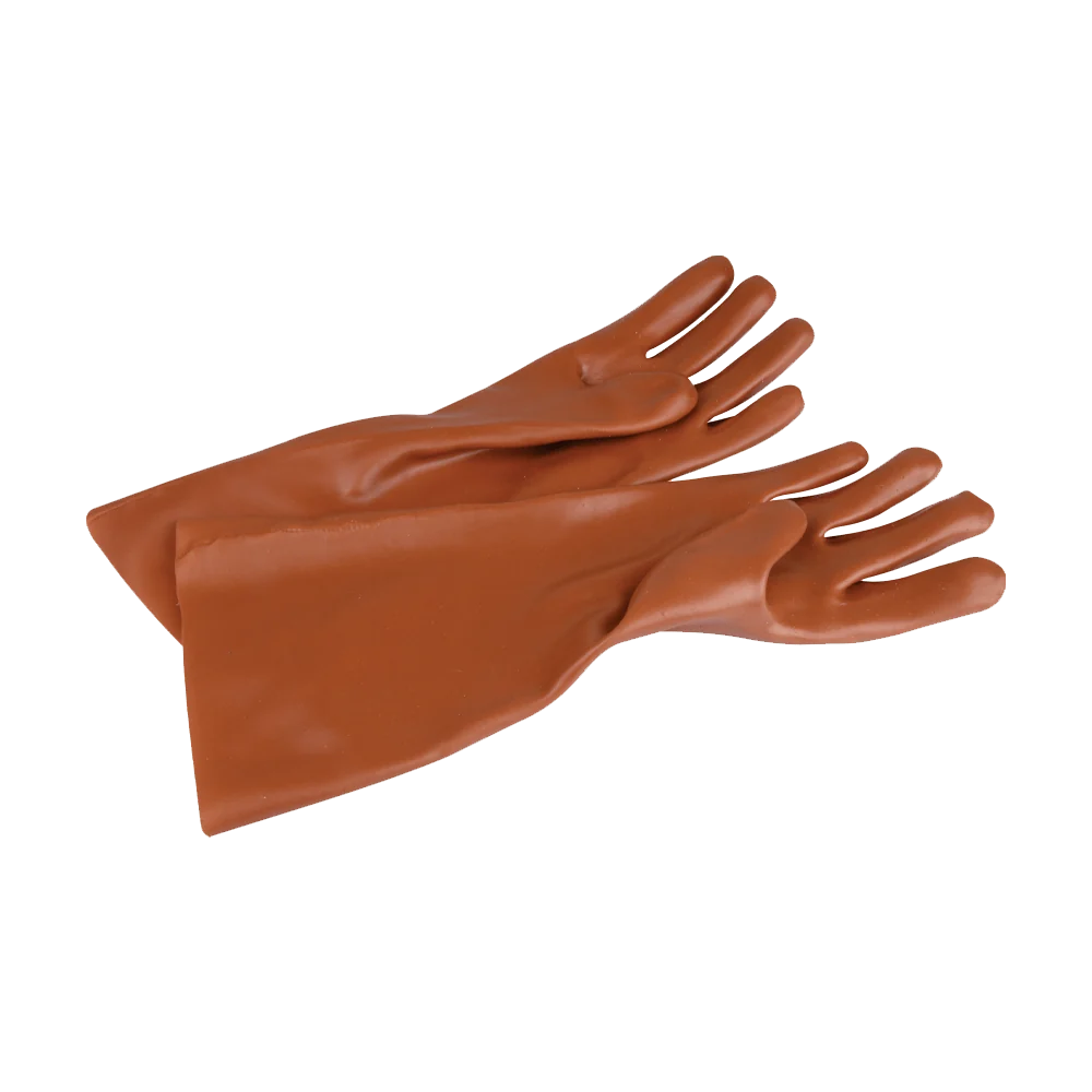 com0565.webp MATSAFE GLOVE PVC BROWN OPEN CUFF XXX - Image 1