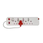 ELECTRICMATE MULTIPLUG  8WAY SURGE WHITE