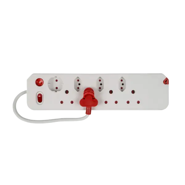 ELECTRICMATE MULTIPLUG  8WAY SURGE WHITE
