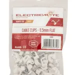 ELECTRICMATE CABLE SADDLE FLAT  8.5MM P/100