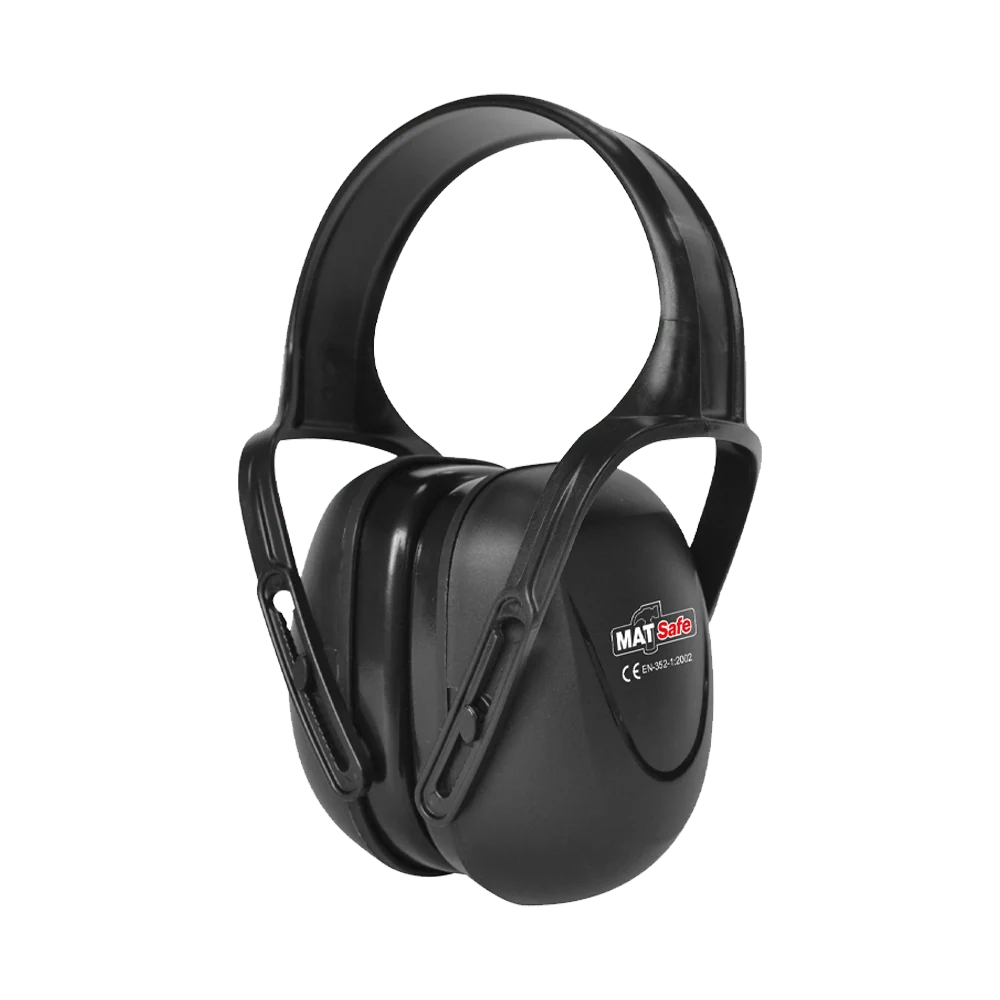dor1100.webp MATSAFE EARMUFF BLACK CUP 29dB - Image 1