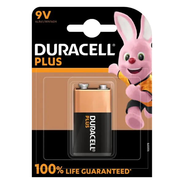DURACELL BATTERIES MAINLINE 9V P01 P/10