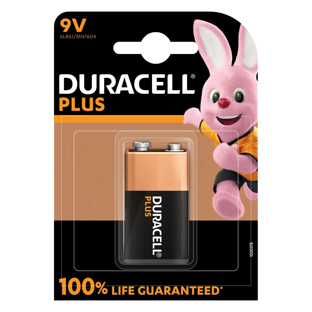 dur142206.webp DURACELL BATTERIES MAINLINE 9V P01 P/10 - Image 1