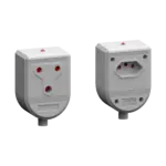 ELECTRICMATE JANUS COUPLER 16A TO 3 PIN WHITE