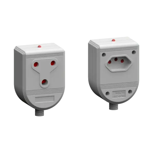 ELECTRICMATE JANUS COUPLER 16A TO 3 PIN WHITE