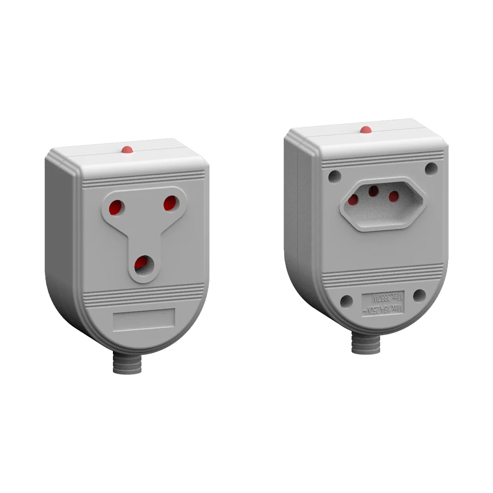 ea014l.webp ELECTRICMATE JANUS COUPLER 16A TO 3 PIN WHITE - Image 1