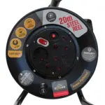 ELECTRICMATE REEL EXTENSION STEEL 10A 20M