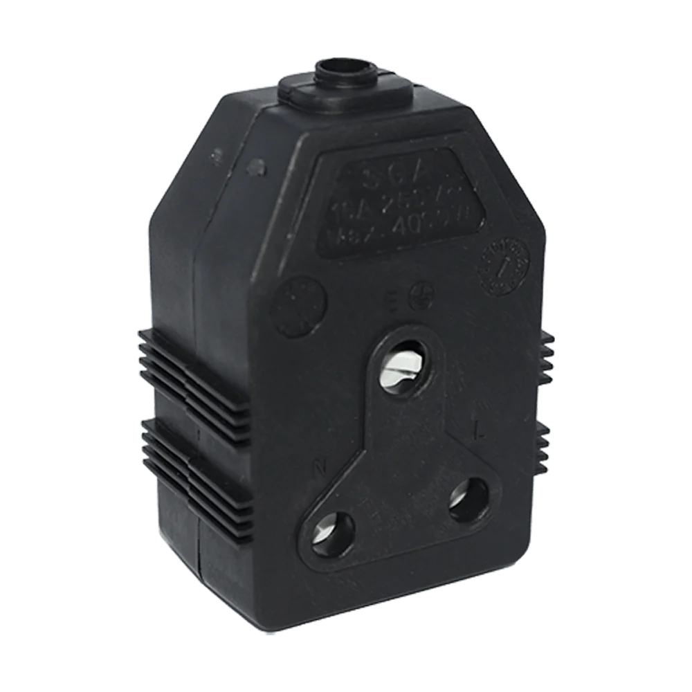 ele0600.webp MTS ELECTRIC JANUS COUPLER PVC BLACK - Image 1