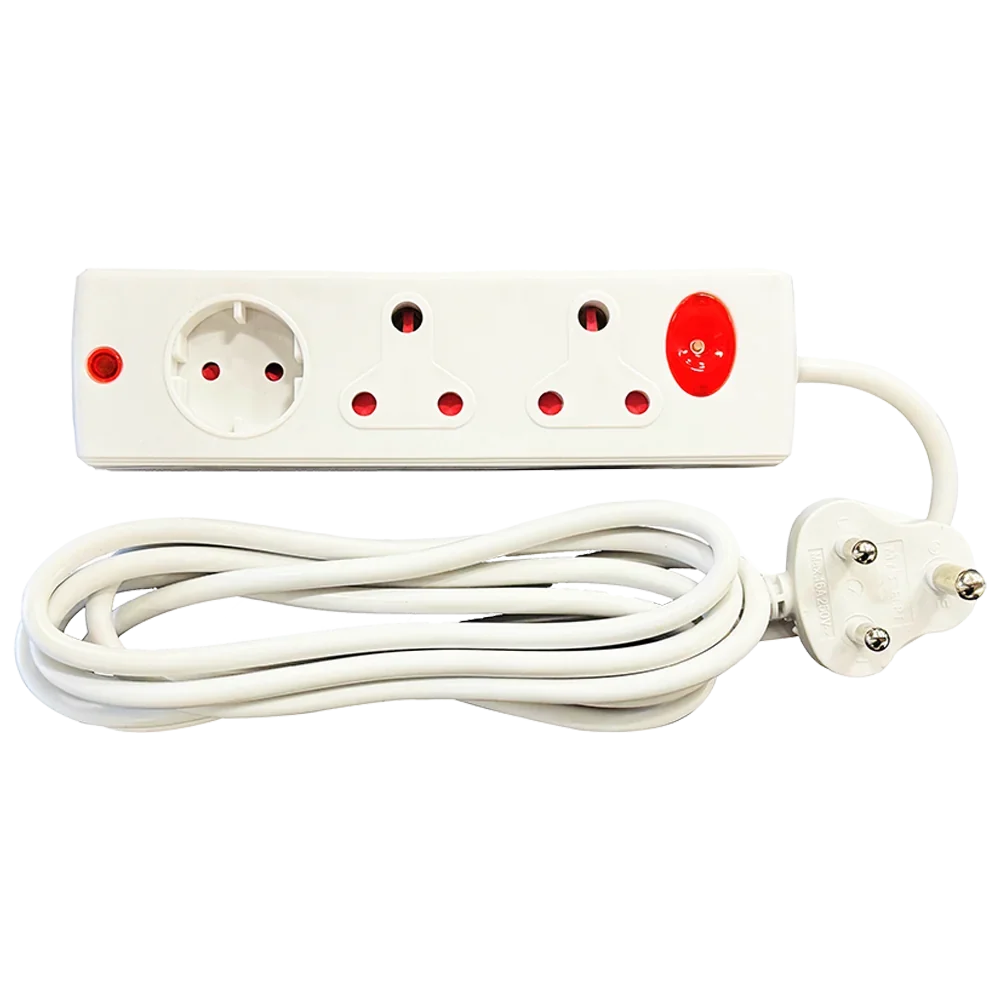 ele0830.webp MTS ELECTRIC MULTIPLUG 3WAY 2X16A+1XSCHUKO+3M CORD - Image 1