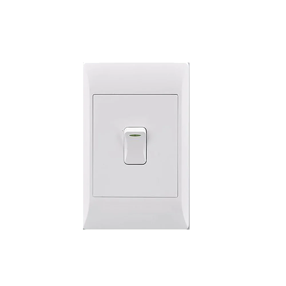 es011.webp ELECTRICMATE SWITCH 1L 1WAY 2X4 WHITE - Image 1