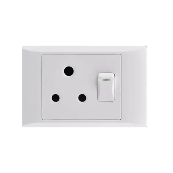 ELECTRICMATE SOCKET  2X4 SINGLE 16A WHITE