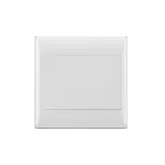 ELECTRICMATE SOCKET  4X4 BLANK PLATE WHITE