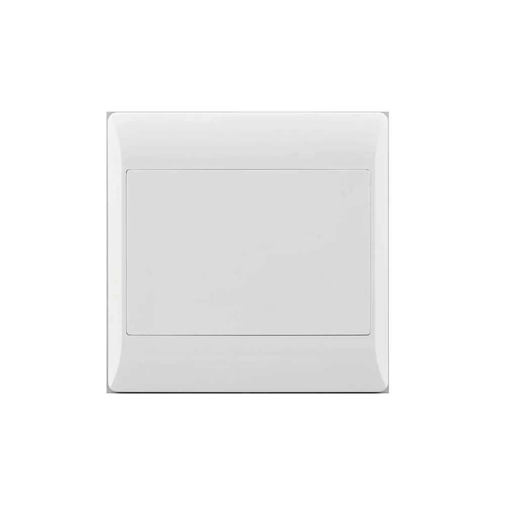 es033.webp ELECTRICMATE SOCKET 4X4 BLANK PLATE WHITE - Image 1