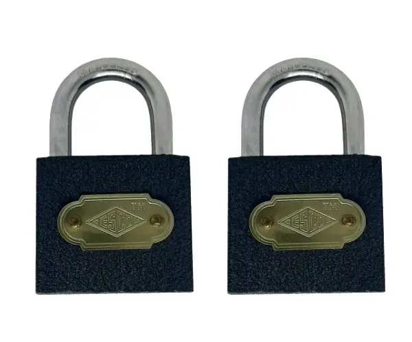 ESCO PADLOCK IRON 38MM K/ALIKE P/2