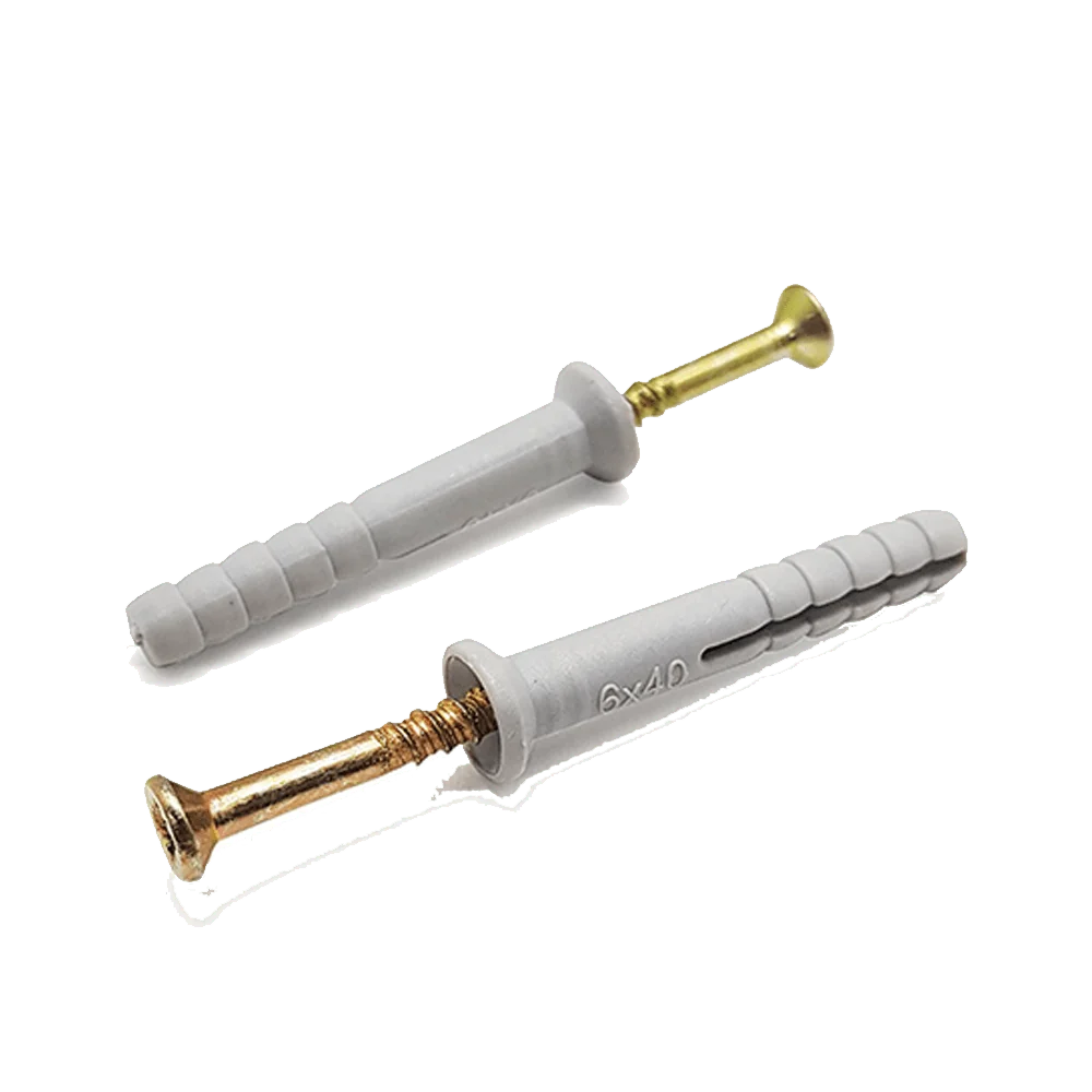 fas2140.webp FASCOR NAIL-IN ANCHOR NYLON 6X70 P/100 - Image 1