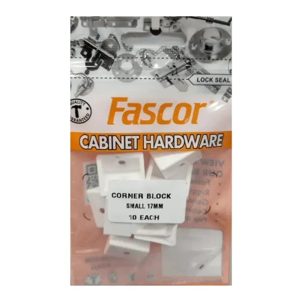 FASCOR CORNER PVC SMALL 17MM P/10