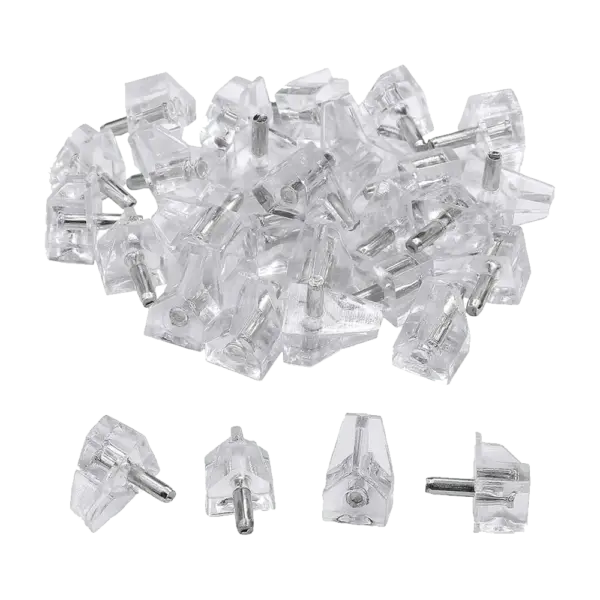 FASCOR SHELF STUDS CLEAR P/40