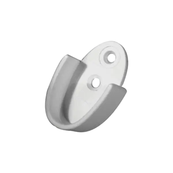 FASCOR ROD OVAL HOLDER OPEN WHITE P/4