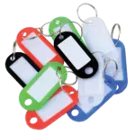 FASCOR KEY TAGS 6COLOURS P/6