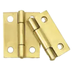 FASCOR HINGE BUTT BRASS PLATED  40MM P/2