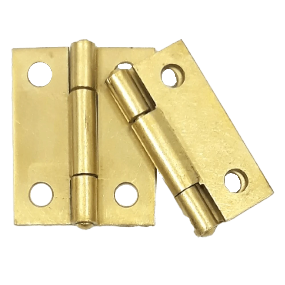 fas9285.webp FASCOR HINGE BUTT BRASS PLATED 50MM P/2 - Image 1