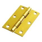 FASCOR HINGE BUTT BRASS PLATED  65MM P/2