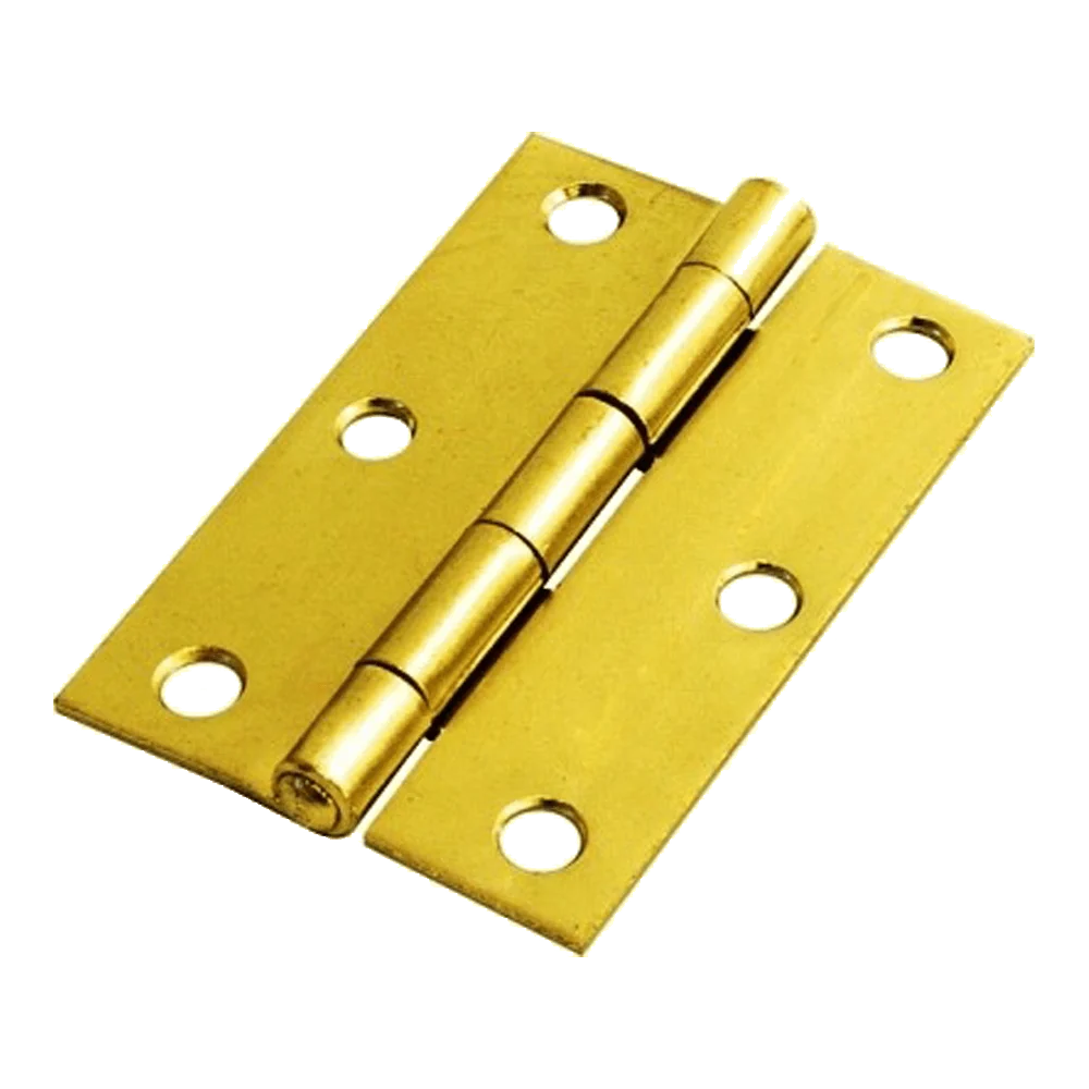 fas9290.webp FASCOR HINGE BUTT BRASS PLATED 65MM P/2 - Image 1