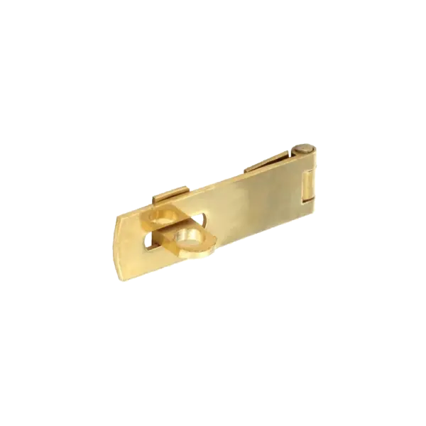 FASCOR HASP STAPLE BRASSPLATED 70MM P-1