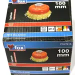 FOX WIRE CUP BRUSH CRIMPED M14 100MM(GRINDER)