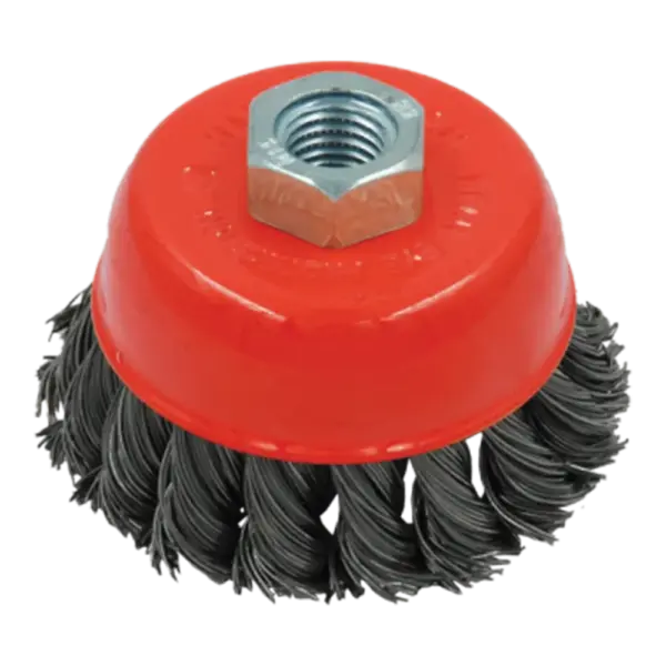 FOX WIRE CUP BRUSH TWIST M14  60MM(GRINDER)