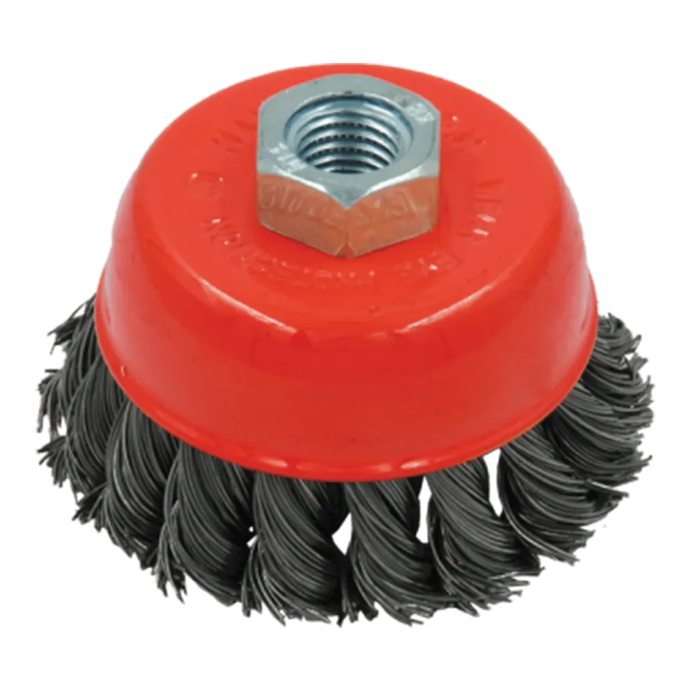 fox7640.webp FOX WIRE CUP BRUSH TWIST M14 75MM(GRINDER) - Image 1