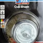FOX WIRE CUP BRUSH CRIMPED FINE 75MM(DRILL)