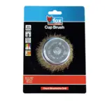 FOX WIRE CUP BRUSH CRIMPED COURSE 85MM(DRILL)