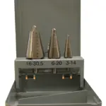 FOX DRILL BIT SET HSS CONICAL BITS P/3 XXX