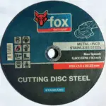 FOX DISC CUTTING STEEL STD 230X1.6MM