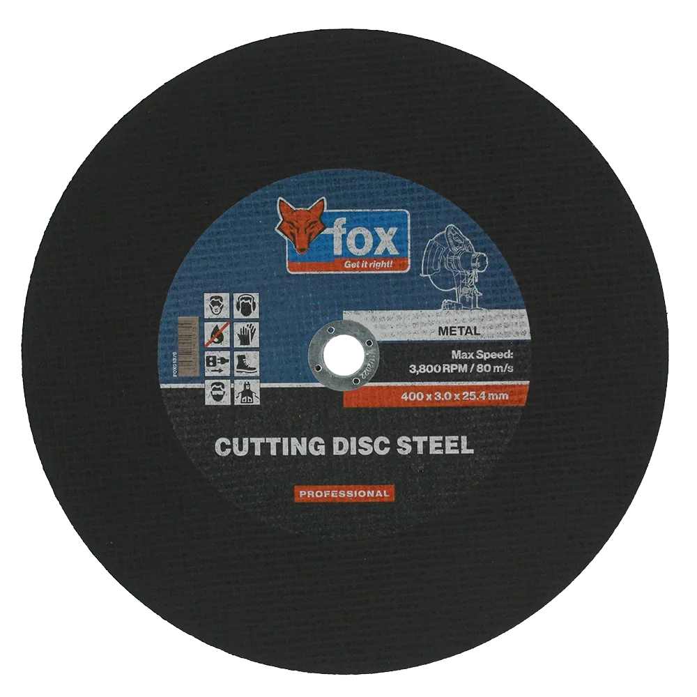 fox91376.webp FOX DISC CUTTING STEEL 400X3.2x25.4MM - Image 1