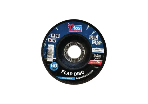 FOX DISC FLAP STD ALUMINUM OXIDE 115MM  60G